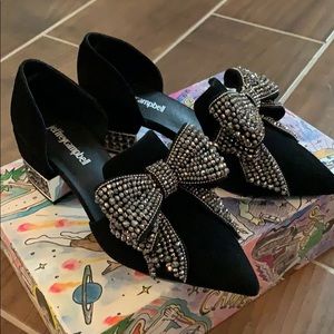 JEFFREY CAMPBELL black suede shoes